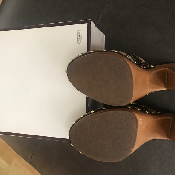 Coach Willow Clogs Authentic 6.5 - Picture 6 of 8